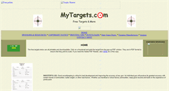 Desktop Screenshot of mytargets.com