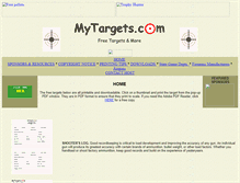 Tablet Screenshot of mytargets.com